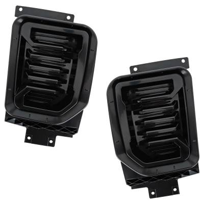 New Front Left And Front Right Fog Light Cover Compatible With Gmc Sierra 2500 Hd Sle 8 Cyl 6.6L
