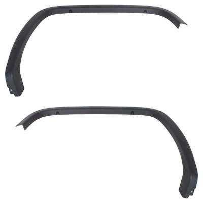 New OEM Replacement Front Left And Front Right Fender Trim Compatible With Gmc Sierra 1500 Base
