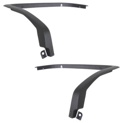 Rareelectrical - New OEM Replacement Front Left And Front Right Fender Trim Compatible With Gmc Sierra 1500 Base - Image 2