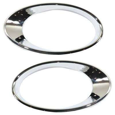 New Front Left And Front Right Fog Light Trim Compatible With Mercedes Benz C230 4Matic C230 Base
