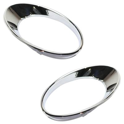 Rareelectrical - New Front Left And Front Right Fog Light Trim Compatible With Mercedes Benz C300 Luxury C350 Base - Image 3