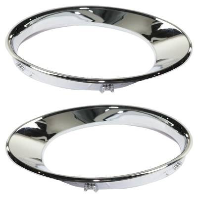 Rareelectrical - New Front Left And Front Right Fog Light Trim Compatible With Mercedes Benz C350 Base C300 Luxury - Image 6