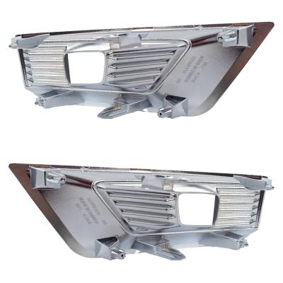 Rareelectrical - New Front Right And Front Right Fog Light Trim Compatible With Nissan Armada Platinum 8 Cyl 5.6L - Image 4