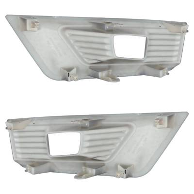 Rareelectrical - Front Left And Front Right Fog Light Trim Compatible With Nissan Armada Sl 8 Cyl 5.6L 2021-2023 - Image 4