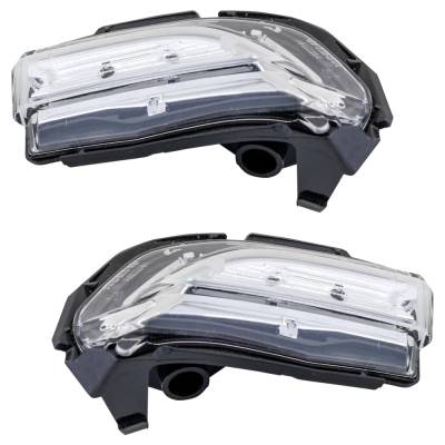 Rareelectrical - New Pair Of Mirror Turn Signal Light Compatible With Chevrolet Gmc Terrain Sle 4 Cyl 1.5L Terrain - Image 6