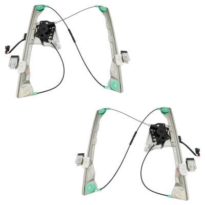 Rareelectrical - New Rear Left And Rear Right Window Regulator Compatible With Buick Pontiac Aztek Base 6 Cyl 3.4L - Image 4