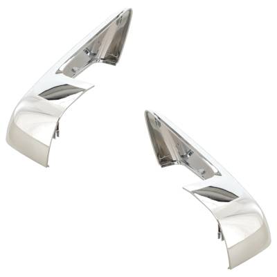 Rareelectrical - New Pair Of Mirror Cover Compatible With Chevrolet Gmc Silverado 1500 Custom Trail Boss 6 Cyl 3.0L - Image 4