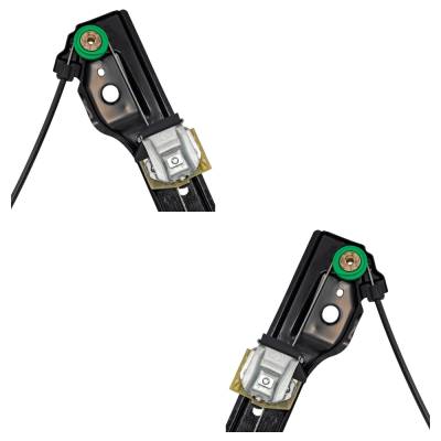 Rareelectrical - New Front Left And Front Right Window Regulator Compatible With Mercedes Benz Gle350 Base 6 Cyl 3.5L - Image 6
