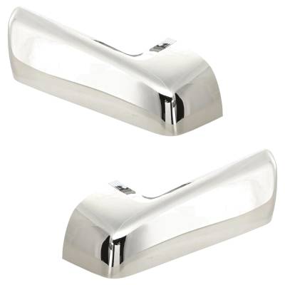 Rareelectrical - New Pair Of Mirror Cover Compatible With Chevrolet Gmc Silverado 1500 Ltd Lt 8 Cyl 5.3L Sierra 1500 - Image 2