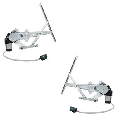 Rareelectrical - New Rear Left And Rear Right Window Regulator Compatible With Infiniti Nissan Murano Le 6 Cyl 3.5L - Image 1