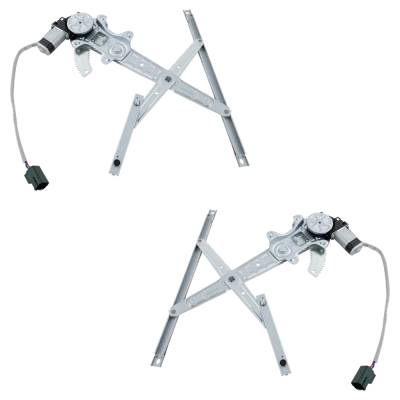 Rareelectrical - New Rear Left And Rear Right Window Regulator Compatible With Infiniti Nissan Murano Le 6 Cyl 3.5L - Image 4