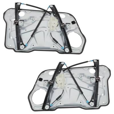 Rareelectrical - New Front Left And Front Right Window Regulator Compatible With Volkswagen Jetta Gl 4 Cyl 1.8L Golf - Image 2