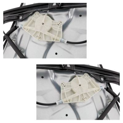 Rareelectrical - New Front Left And Front Right Window Regulator Compatible With Volkswagen Jetta Gl 4 Cyl 1.8L Golf - Image 6