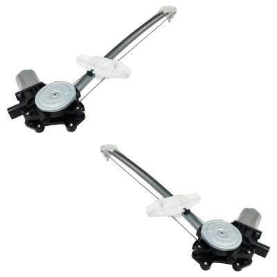 Rareelectrical - New Rear Left And Rear Right Window Regulator Compatible With Honda Civic Hybrid Civic Touring - Image 2