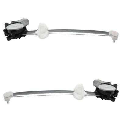 Rareelectrical - New Rear Left And Rear Right Window Regulator Compatible With Honda Civic Ex Civic Lx 2012-2015 By - Image 4
