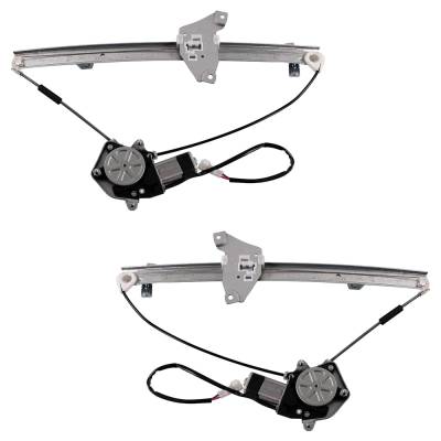 Front Left And Front Right Window Regulator Compatible With Toyota Rav4 Base 4 Cyl 2.0L 1996-2000 By