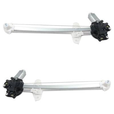 Rareelectrical - New Rear Left And Rear Right Window Regulator Compatible With Honda Civic Hybrid Civic Lx 2012-2015 - Image 5
