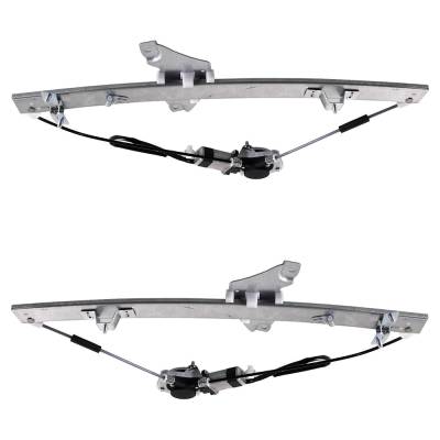 Rareelectrical - New Front Left And Front Right Window Regulator Compatible With Toyota Rav4 Base 4 Cyl 2.0L - Image 4
