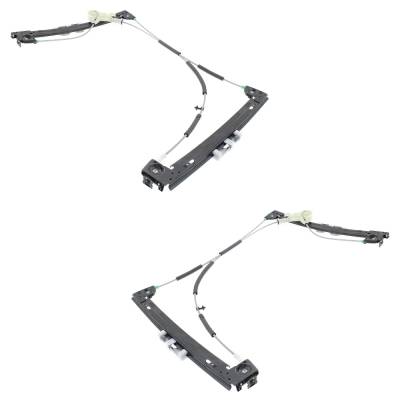 Rareelectrical - New Front Left And Front Right Window Regulator Compatible With Mini Cooper Base 4 Cyl 1.6L Cooper S - Image 2