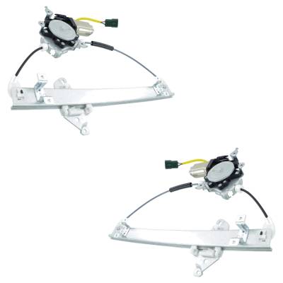 Rareelectrical - New Front Left And Front Right Window Regulator Compatible With Nissan Juke S 4 Cyl 1.6L Juke Sv 4 - Image 3
