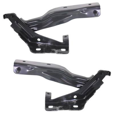 New Pair Of Hood Hinge Compatible With Nissan Maxima S 6 Cyl 3.5L Maxima Sv 6 Cyl 3.5L 2009-2014