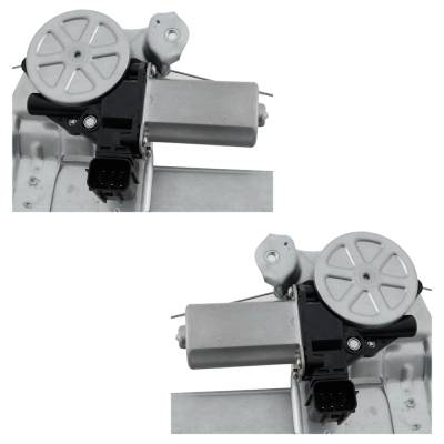 Rareelectrical - New Front Left And Front Right Window Regulator Compatible With Nissan Altima Sr 4 Cyl 2.0L Altima S - Image 7