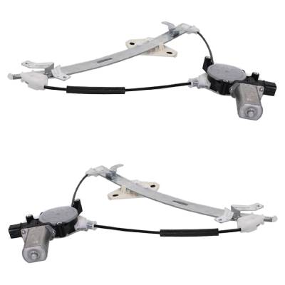 Rareelectrical - Front Left And Front Right Window Regulator Compatible With Acura Tsx Base 4 Cyl 2.4L 2004-2008 - Image 2