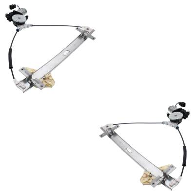 Rareelectrical - Front Left And Front Right Window Regulator Compatible With Acura Tl Base 6 Cyl 3.2L Tl Type-S 6 Cyl - Image 3