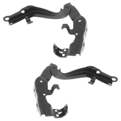 New Pair Of Hood Hinge Compatible With Lexus Es300h Base 4 Cyl 2.5L Es350 Base 6 Cyl 3.5L 2013-2018