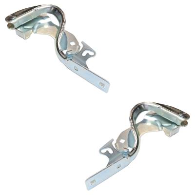 Rareelectrical - New Pair Of Hood Hinge Compatible With Fiat 500 Abarth 500 Lounge 2012-2019 By Fi1236100 Fi1236101 - Image 2