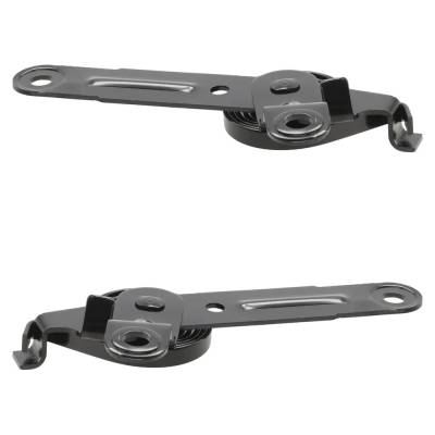 Rareelectrical - New Pair Of Hood Hinge Compatible With Cadillac Chevrolet Gmc Yukon Sle 8 Cyl 5.3L Avalanche Black - Image 5