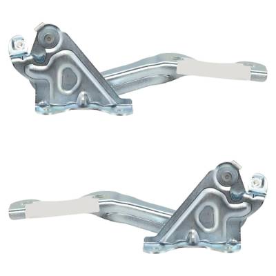 Rareelectrical - New Pair Of Hood Hinge Compatible With Chevrolet Spark Ls 4 Cyl 1.4L Spark Activ 4 Cyl 1.4L - Image 2