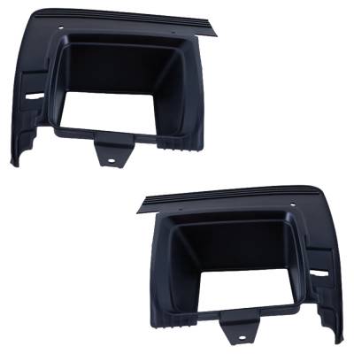 New Front Left And Front Right Tow Eye Cover Compatible With Gmc Sierra 2500 Hd Base 8 Cyl 6.6L