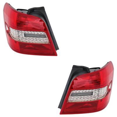 Rareelectrical - New Pair Of Tail Light Compatible With Mercedes Benz Glk350 4Matic 6 Cyl 3.5L Glk350 Base 6 Cyl 3.5L - Image 1