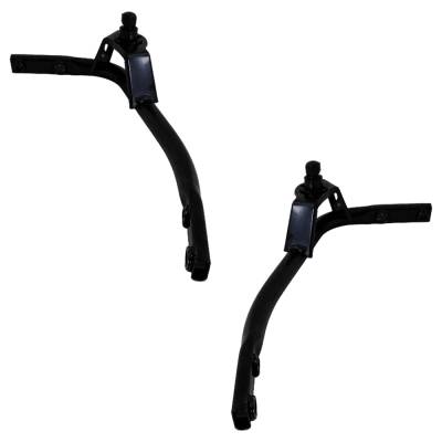 Rareelectrical - New Pair Of Radiator Support Bracket Compatible With Jeep Cherokee Latitude Plus 4 Cyl 2.0L Cherokee - Image 3