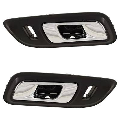 Rareelectrical - Front Driver And Passenger Side Interior Door Handle Compatible With 2013-2019 Ford Taurus Chrome - Image 4