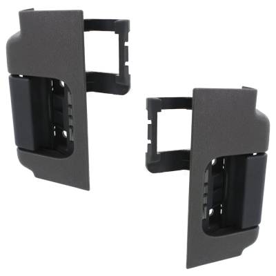 Rareelectrical - Rear Driver And Passenger Side Interior Door Handle Compatible With 2009-2014 Ford F-150 Gray Bezel - Image 2