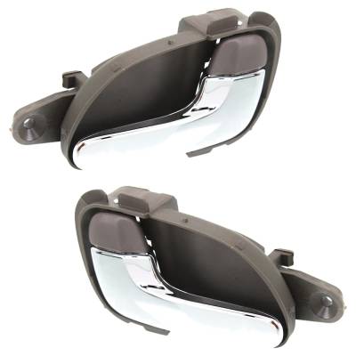Rareelectrical - Front Left And Right Interior Door Handle Compatible With 1999-2002 Nissan Quest Mercury Villager - Image 3