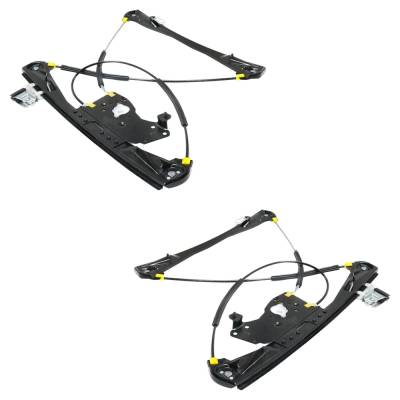 Rareelectrical - New OEM Replacement Front Left And Front Right Window Regulator Compatible With Lincoln Ls Base 6 - Image 2