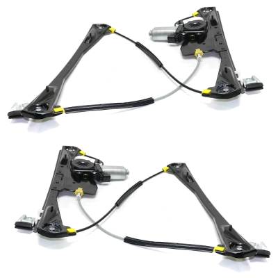 Rareelectrical - Front Left And Front Right Window Regulator Compatible With Jaguar S-Type Base 6 Cyl 3.0L S-Type - Image 4