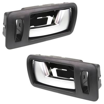 Rareelectrical - Front Driver And Passenger Side Interior Door Handle Compatible With 2005-2014 Ford Mustang Black - Image 3