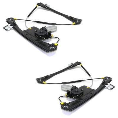 Rareelectrical - Front Left And Front Right Window Regulator Compatible With Jaguar S-Type Base 8 Cyl 4.0L S-Type - Image 3