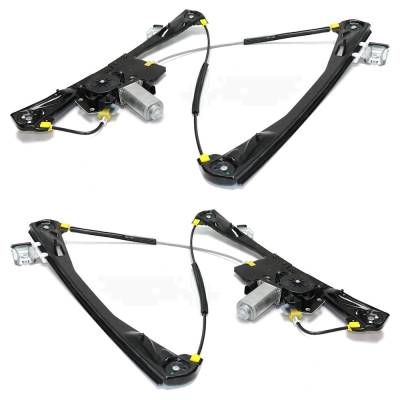 Rareelectrical - New Front Left And Front Right Window Regulator Compatible With Jaguar S-Type Base 8 Cyl 4.0L S-Type - Image 2