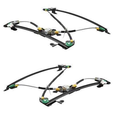 New Front Left And Front Right Window Regulator Compatible With Ford Lincoln 2004-2006 By