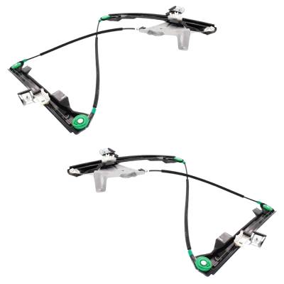 Rareelectrical - New Front Left And Front Right Window Regulator Compatible With Jaguar X-Type Vanden Plas X-Type - Image 2