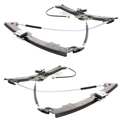 Rareelectrical - New Front Left And Front Right Window Regulator Compatible With Bmw 550I Base 8 Cyl 4.8L 525I Base 6 - Image 3