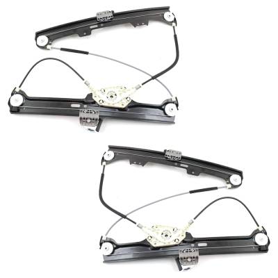 Rareelectrical - New Front Left And Front Right Window Regulator Compatible With Bmw 550I Base 8 Cyl 4.8L M5 Base 10 - Image 4