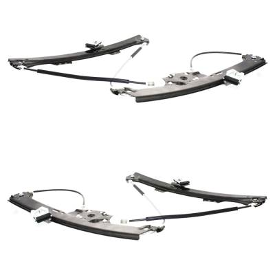 Rareelectrical - New Front Left And Front Right Window Regulator Compatible With Bmw 535Xi Base 6 Cyl 3.0L 525Xi Base - Image 2