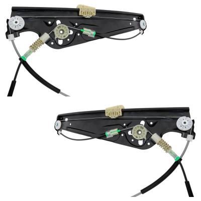 Rareelectrical - New Front Left And Front Right Window Regulator Compatible With Bmw 750I Base 8 Cyl 4.8L 745I Base 8 - Image 6