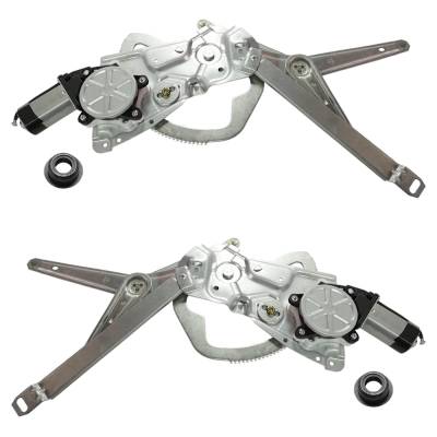 New Front Left And Front Right Window Regulator Compatible With Bmw 318I Base 4 Cyl 1.8L 320I Base 6